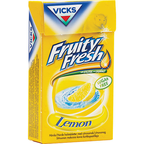 Fruity Fresh Lemon 40g Vicks hos MatHem