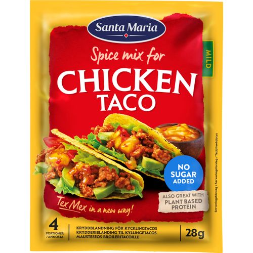 Betydning teknisk fordel Handla Chicken Taco Spice Mix, 28 g från Santa Maria online på Mathem