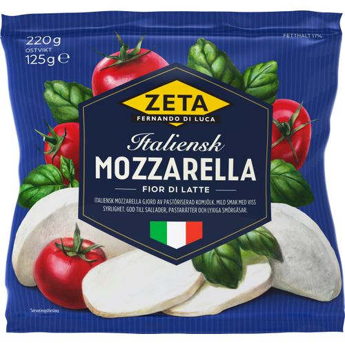 Mozzarella Italiensk 125g