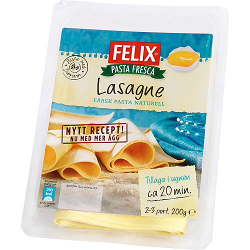 lasagne med färsk pasta
