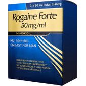 absolutte eksplicit Catena Rogaine forte 50 mg/ml, Minoxidil, kutan lösning, 3x60 ml på Mathem