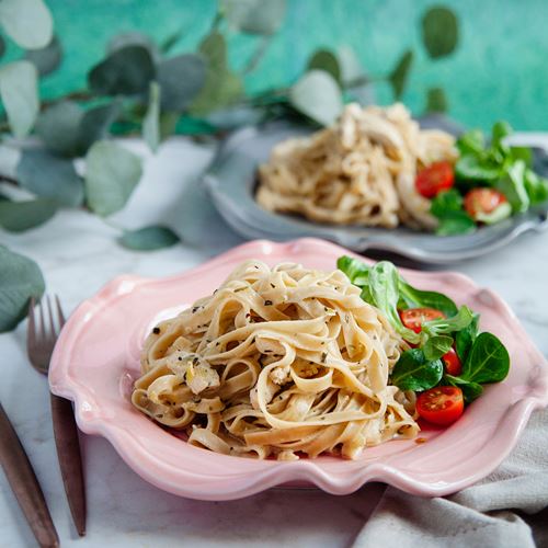 Recept på Kyckling med pasta och ädelost | Mathem
